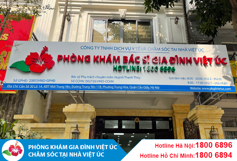 Phòng khám bác sĩ gia đình Việt Úc cung cấp dịch vụ ở cả Hà Nội và Thành phố Hồ Chí Minh