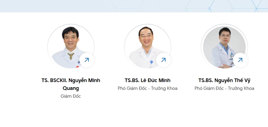 Ban Giám đốc Bệnh viện Da liễu Hà Nội