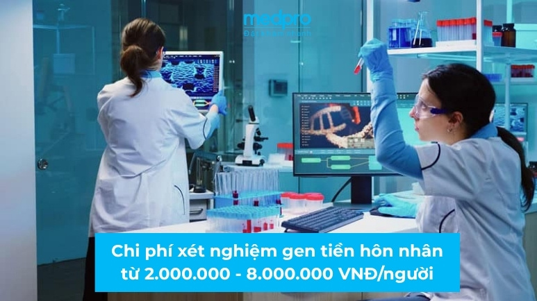 Chi phí xét nghiệm gen tiền hôn nhân