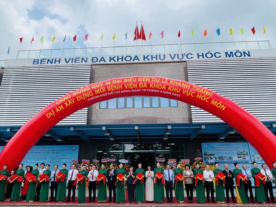 lễ khánh thành bệnh viện hóc môn