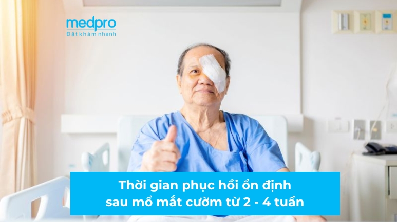 Mổ cườm mắt bao lâu thì khỏi hoàn toàn