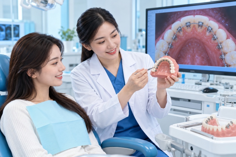 Niềng răng mắc cài mặt trong