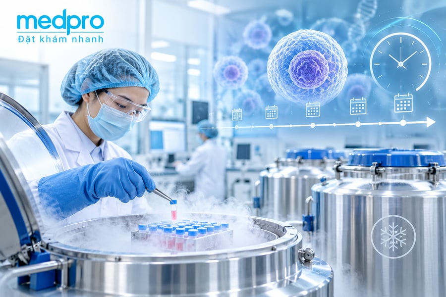 Tế bào gốc lưu trữ được trong bao lâu