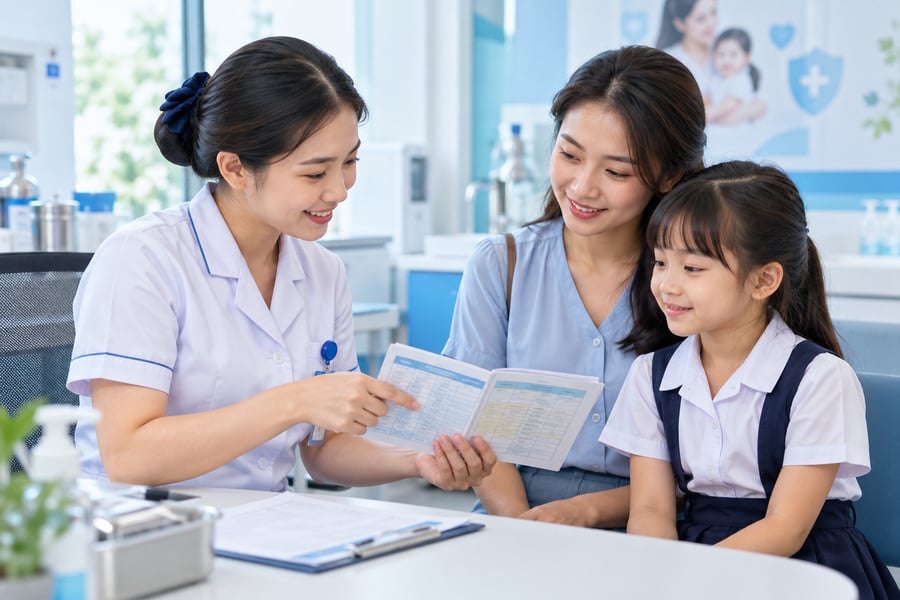 tiêm vắc xin phòng ngừa não mô cầu