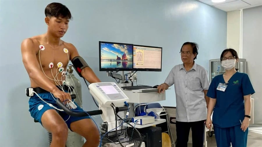 trang thiết bị của Bệnh viện Thể thao Việt Nam