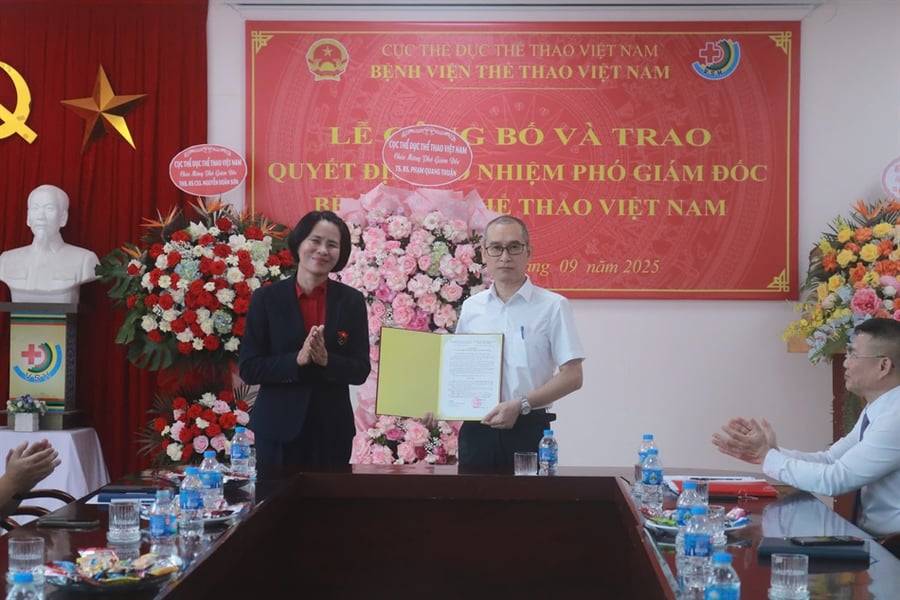 TS.BS. Phạm Quang Thuận – Phó Giám đốc Bệnh viện thể thao