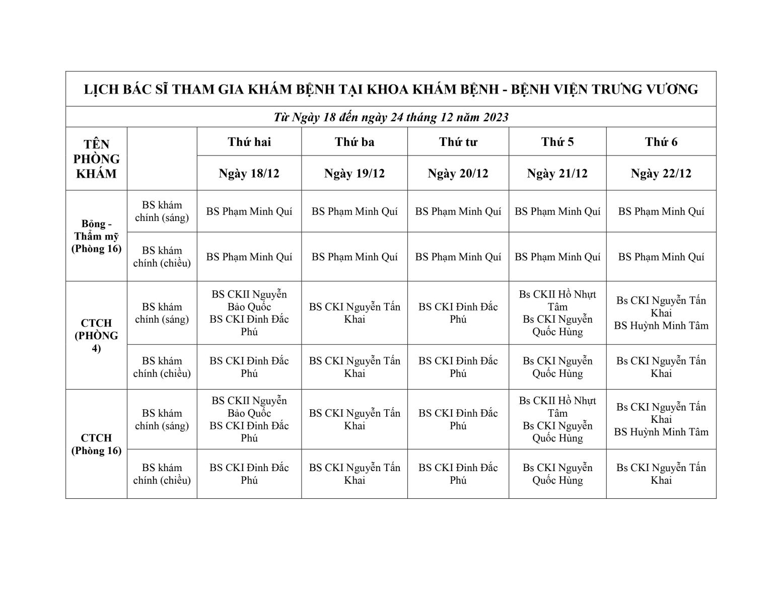 Bệnh viện Trưng Vương