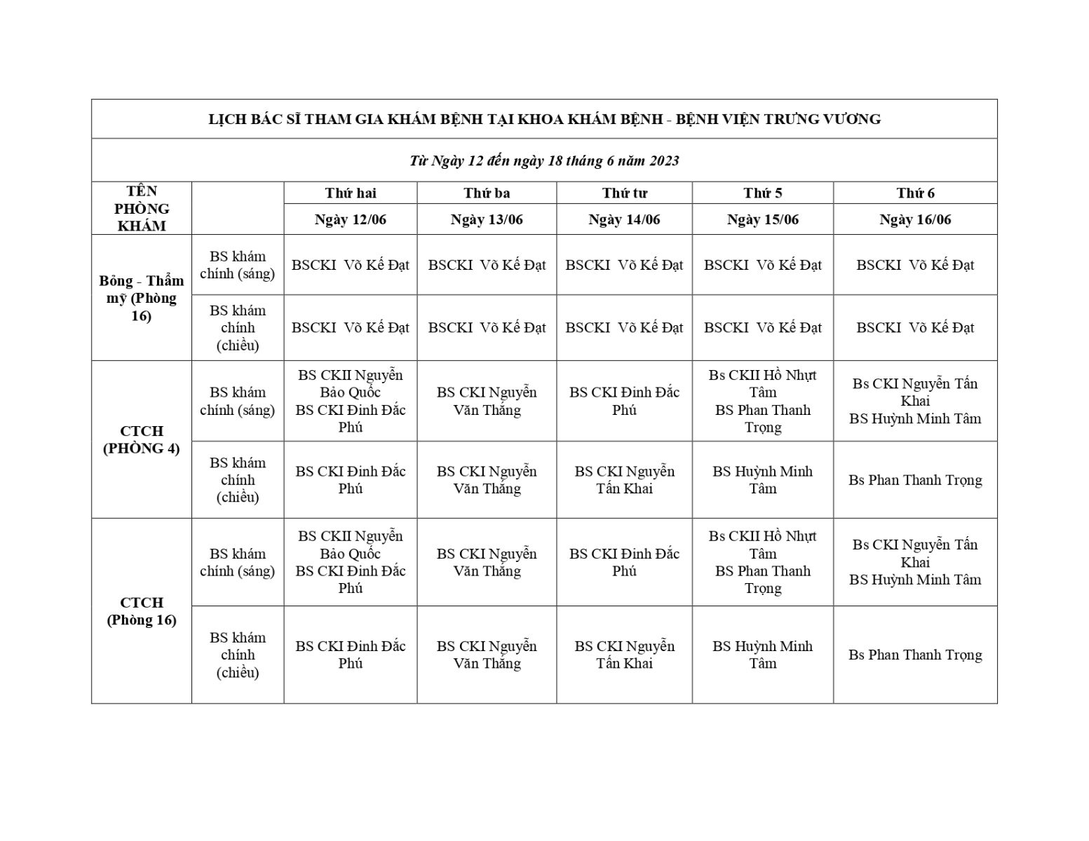 Bệnh viện Trưng Vương